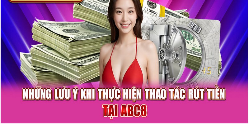 Lưu ý cần ghi nhớ để quy trình rút tiền ABC8 thành công