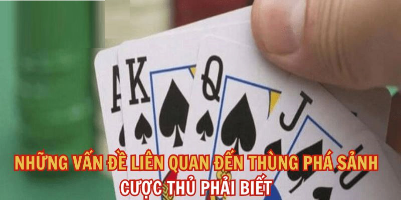 Những vấn đề liên quan khi cầm thùng phá sảnh trên tay 